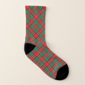 Klassieke Kerst Plaid Sokken (Rechts - buiten)