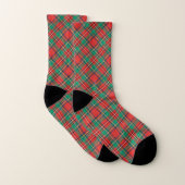 Klassieke Kerst Plaid Sokken (Paar)