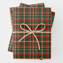 Klassieke Kerst Plaid Tartan Rood Groen Goud