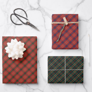 Klassieke Kerst Plaid Tartan Verpakking Papieren S Inpakpapier Vel