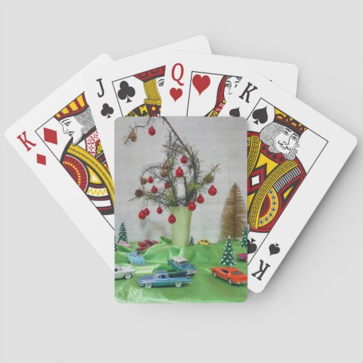 Klassieke kerst pokerkaarten (Achterkant)