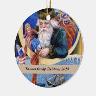 Klassieke Kerst Retro Kerstmis Persoonlijk Keramisch Ornament