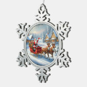 Klassieke kerst ronde ornament (Rechts)