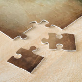 Klassieke Kerst Sneeuwman Jigsaw Puzzel (Zijkant)