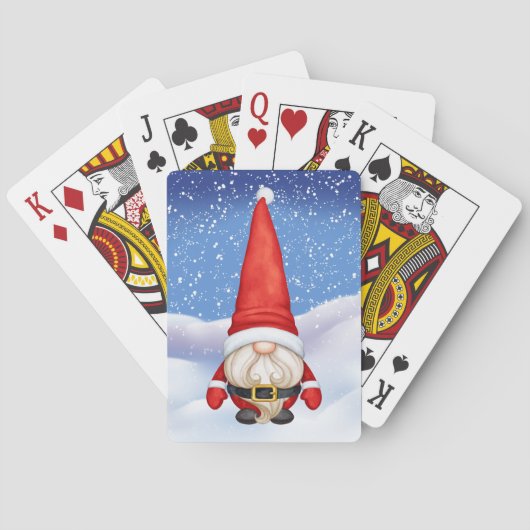 Klassieke kerst-speelkaarten pokerkaarten (Achterkant)