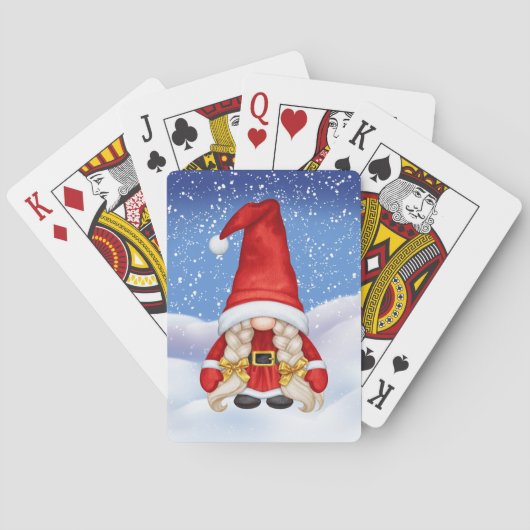 Klassieke kerst-speelkaarten pokerkaarten (Achterkant)