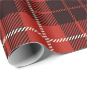 Klassieke kerst Tartan Plaid Cadeaupapier (Rol Hoek)