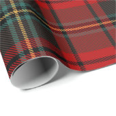 Klassieke kerst Tartan Plaid Cadeaupapier (Rol Hoek)