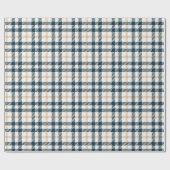 Klassieke kerst Tartan Plaid Cadeaupapier (Vlak)
