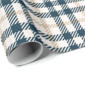Klassieke kerst Tartan Plaid Cadeaupapier (Rol Hoek)