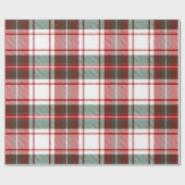 Klassieke kerst Tartan Plaid Cadeaupapier (Vlak)