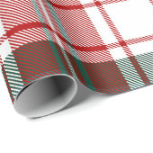Klassieke kerst Tartan Plaid Cadeaupapier (Rol Hoek)