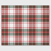Klassieke kerst Tartan Plaid Cadeaupapier (Vlak)