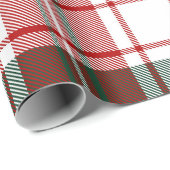 Klassieke kerst Tartan Plaid Cadeaupapier (Rol Hoek)