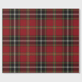 Klassieke kerst Tartan Plaid Cadeaupapier (Vlak)