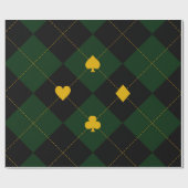 Klassieke kerst Tartan Plaid Cadeaupapier (Vlak)