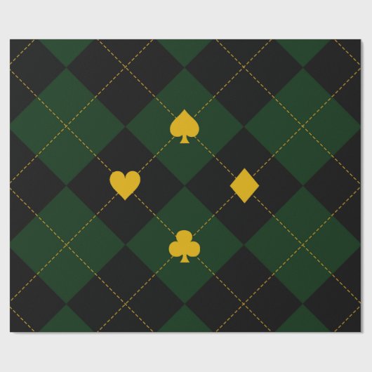 Klassieke kerst Tartan Plaid Cadeaupapier (Vlak)