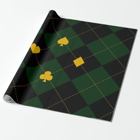 Klassieke kerst Tartan Plaid Cadeaupapier (Uitgerold)