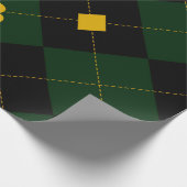 Klassieke kerst Tartan Plaid Cadeaupapier (Hoek)