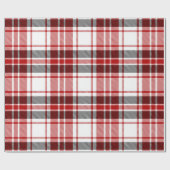Klassieke kerst Tartan Plaid Cadeaupapier (Vlak)
