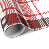 Klassieke kerst Tartan Plaid Cadeaupapier (Rol Hoek)