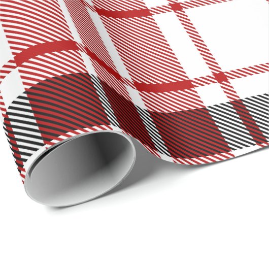 Klassieke kerst Tartan Plaid Cadeaupapier (Rol Hoek)
