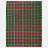 Klassieke Kerst Tartan Plaid Deken Rood & Groen (Voorkant)