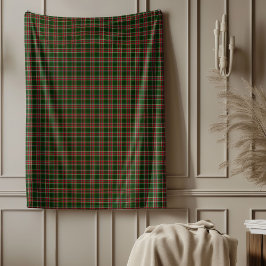 Klassieke Kerst Tartan Plaid Deken Rood & Groen