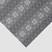 Klassieke kerst trui Scandinavisch gebreid Tissuepapier (Detail)