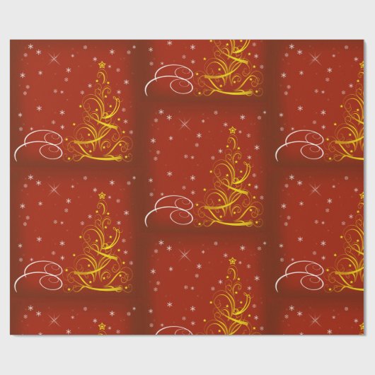 Klassieke kerst van Merry Cadeaupapier (Vlak)