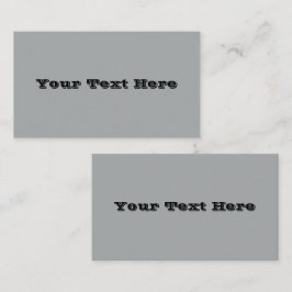 Klassieke Kerst Zilver Winter Effen Kleur Visitekaartje