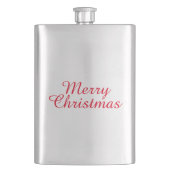 Klassieke kerstak voor fijne kerst heupfles (Voorkant)