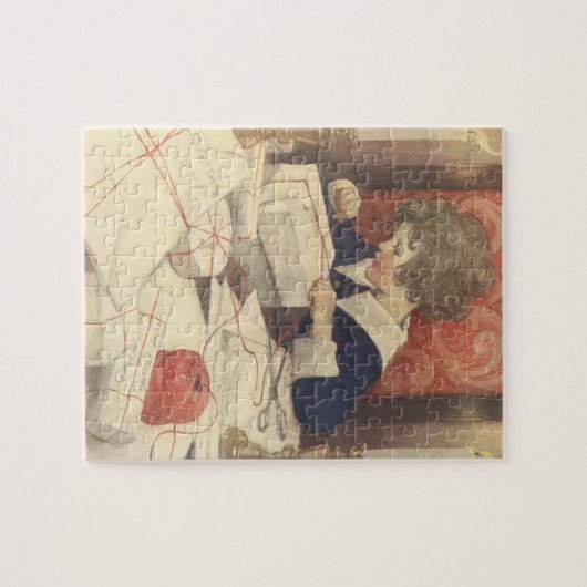 Klassieke Kerstavond Kind, Jessie Willcox Smith Legpuzzel (Horizontaal)