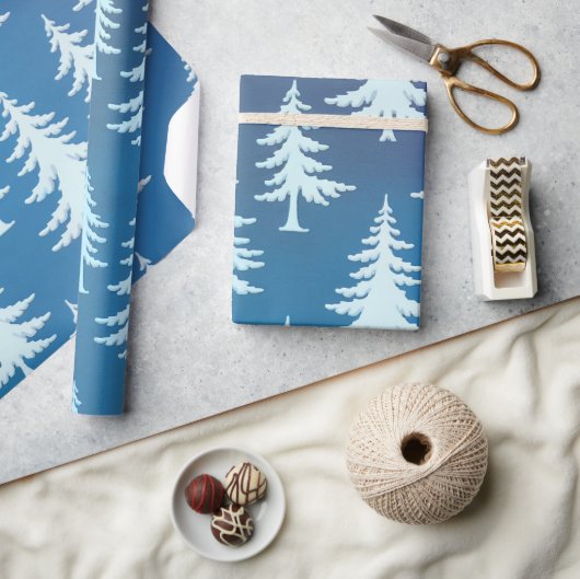 Klassieke kerstboom cadeaupapier (Crafts)