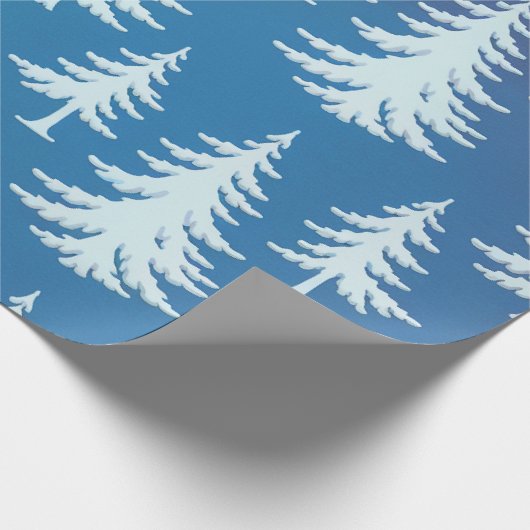 Klassieke kerstboom cadeaupapier (Hoek)