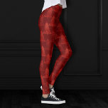 Klassieke kerstboom | Feestelijke Rich Crimson Red Leggings<br><div class="desc">Dit is het seizoen voor vrolijke, welvarende kunst! Moderne, donkere en roodgepatterde vakantieoord mode. Dit leuke feestelijke ontwerp is uitgerust met een grillige, dunne kerstboom met een frisse verfsplaat die is versterkt met faux metallic glitter en een bijbehorende, dunne achtergrond met laag profiel. Voor andere kleuren of passende producten, te...</div>