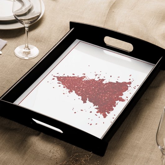 Klassieke kerstboom | Feestelijke Rich Crimson Red Tissuepapier