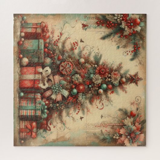 Klassieke Kerstboom Jigsaw Puzzel (Horizontaal)