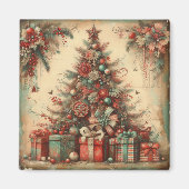 Klassieke kerstboom magneet (Voorkant)