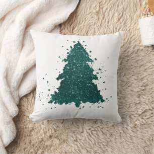Klassieke kerstboom   Prachtige Bold Kelly Green Kussen