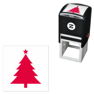 Klassieke Kerstboom Stempel voor Knutselen en Cade