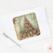 Klassieke kerstboom Stickers (Envelop)