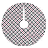 Klassieke kerstboomrok Rood Zwart wit Kerstboom Rok (Voorkant)