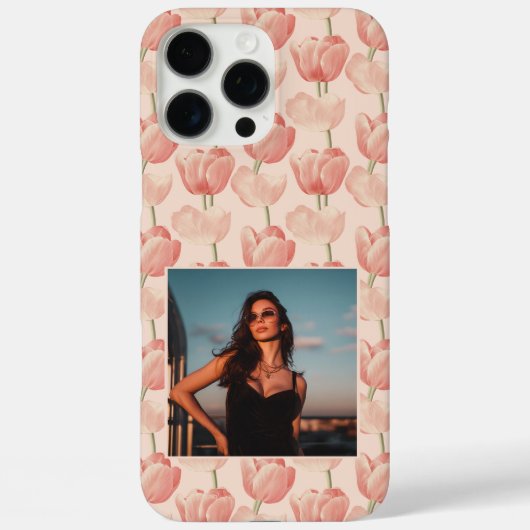 Klassieke Kerstcadeau Tulp Bloem Foto  Case-Mate iPhone Case (Achterkant)