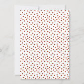 Klassieke kerstcadeau voor Merry Dot Print Feestdagenkaart (Achterkant)