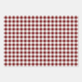 Klassieke kerstcadeaupapierbladen voor het ompakke inpakpapier vel (Voorkant 3)