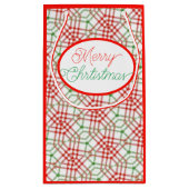 Klassieke Kerstcadeautas Klein Cadeauzakje (Achterkant)