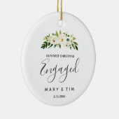 Klassieke kerstcadeautjes met kerst keramisch ornament (Rechts)