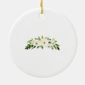 Klassieke kerstcadeautjes met kerst keramisch ornament (Achterkant)