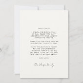 Klassieke kerstcadeautjes met vreugde feestdagenkaart (Achterkant)